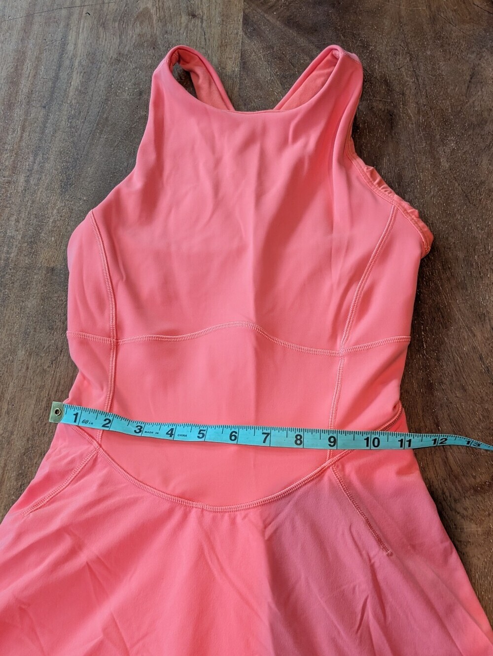 Lululemon Court Crush Dress Raspberry Cream Size 4 - Picture 4 of 6